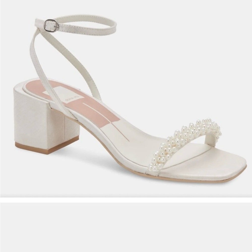 Dolce Vita Pearl Embellished Heels
